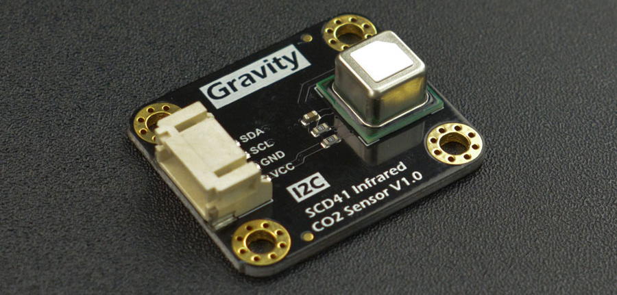 Sensor de CO2 Infrarrojo I2C SCD41 Gravity de DFRobot (400 - 5000 ppm)