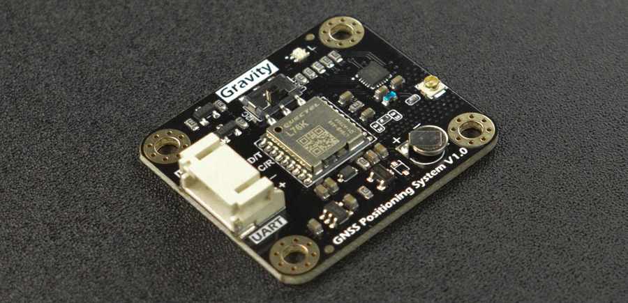 Módulo Receptor GNSS GPS BeiDou I2C y UART Gravity de DFRobot