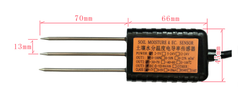 Sensor de EC y Humedad del Suelo NB-IoT NSE01 Dragino