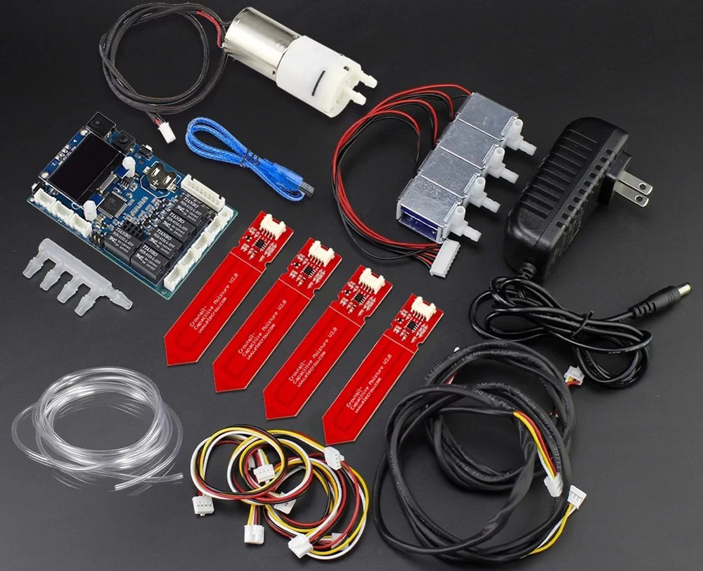 Elecrow Kit d'Arrosage Automatique Intelligent pour Plantes Arduino 2,1 (UE)