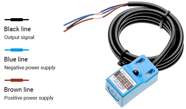 Sensor de Proximidad SN04-P2 PNP NC de 3 Cables DC 5-30 V Elecrow
