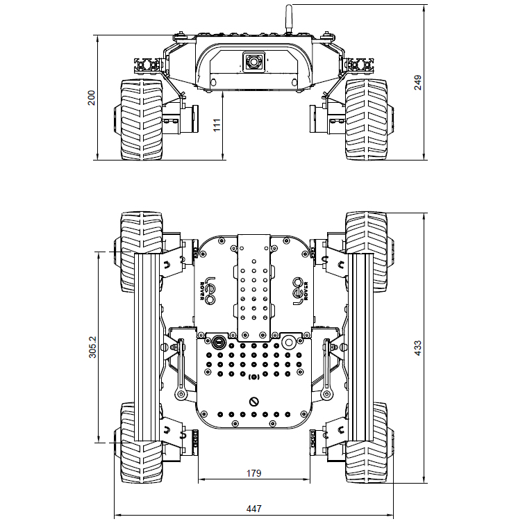 Kit de Desarrollador Leo Rover v1.8 c/ Batería Adicional
