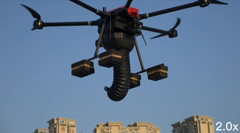 Drone Make IT Happen avec bras manipulateur robotique pliable MKN-800