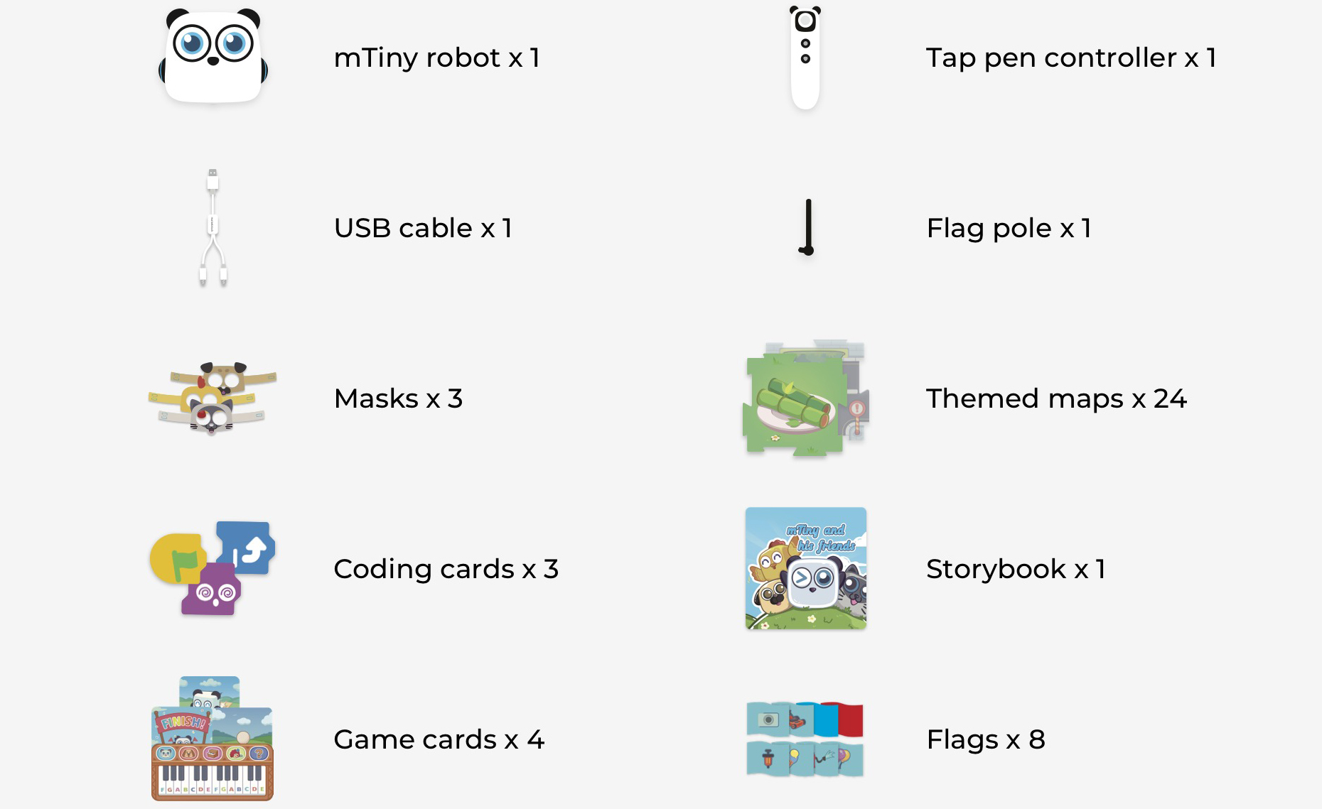 Kit de Robot de Programación Inteligente Panda mTiny de Makeblock