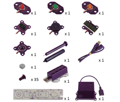 Invention Engine Kit de Démarrage Avec Écran, Haut-parleur, Capteur de Proximité et LED Bits