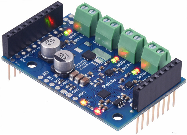 Motoron M3S550 Triple Motor Controller Shield Kit für Arduino