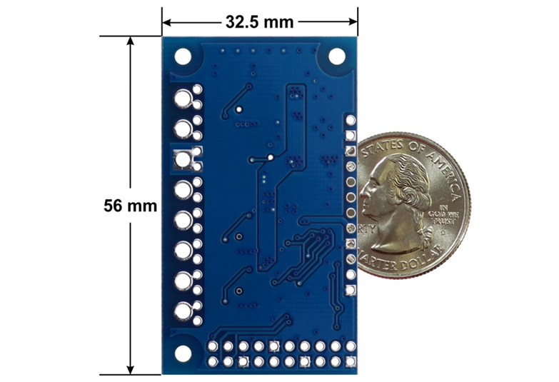 Kit Controlador de Motor Triple Motoron M3H550 para Raspberry Pi (c/ Conectores)