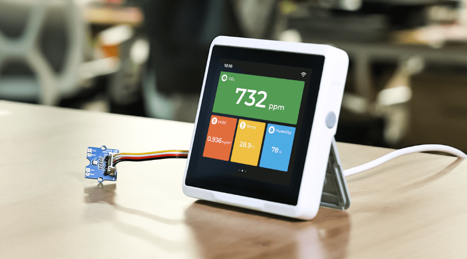 SenseCAP Indicator D1, 4-Zoll Touchscreen IoT Entwicklungsplattform mit ESP32S3/RP2040