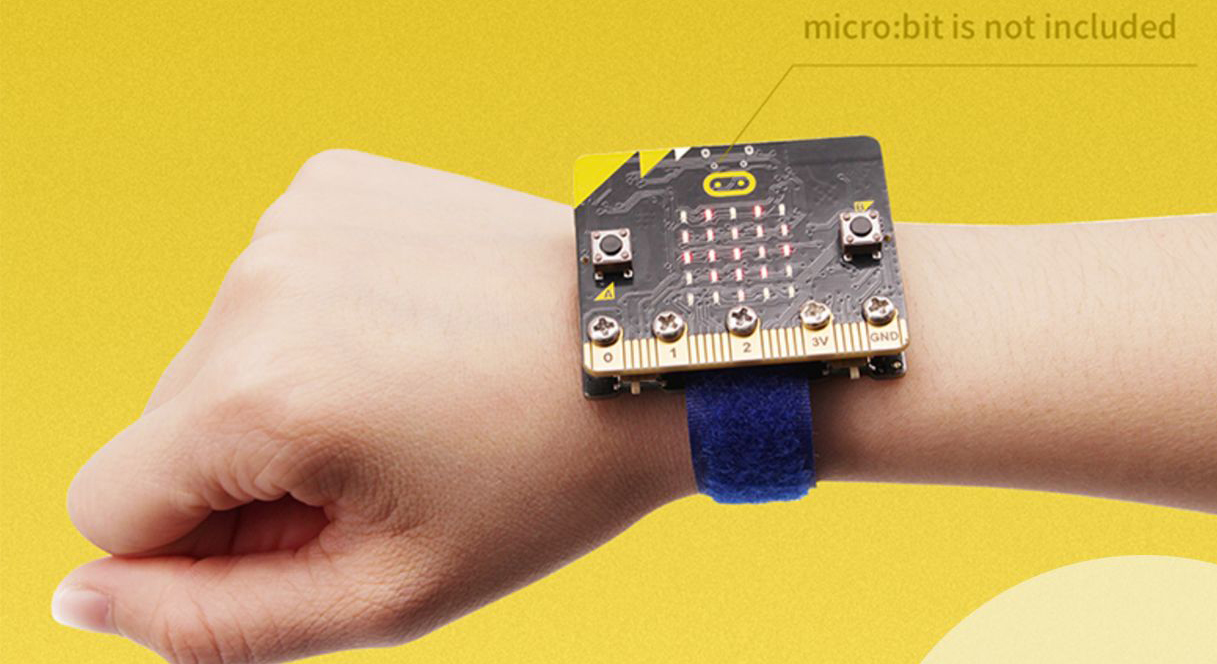 Kit de Smartwatch BitWearable de SeeedStudio c/ Correa para micro:bit