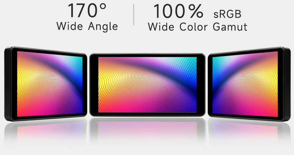 Raspberry Pi 5,5 inch 2K Capacitief Touchscreen LCD-scherm, HDMI, IPS, 1440 x 2560 met Behuizing