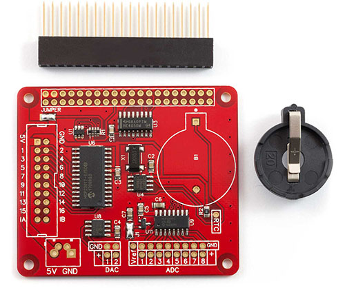 Expansion HAT for Raspberry Pi- Click to Enlarge