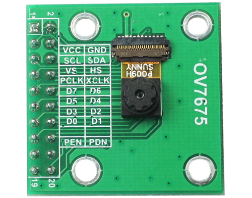 ArduCam 640 X 480 0.3 MP Lente OV7675 CMOS Módulo de Cámara con Tarjeta Adaptadora