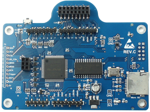 Arducam-F Rev.C+ Camera Module Shield w/ OV2640 for Arduino- Click to Enlarge