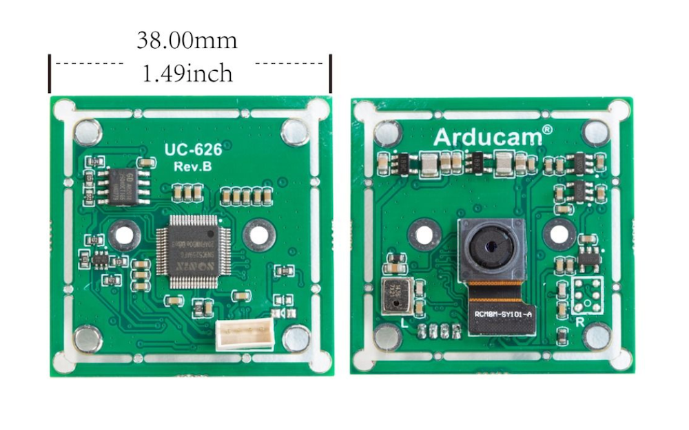 Arducam 8MP 1080P USB Camera Module - Click to Enlarge