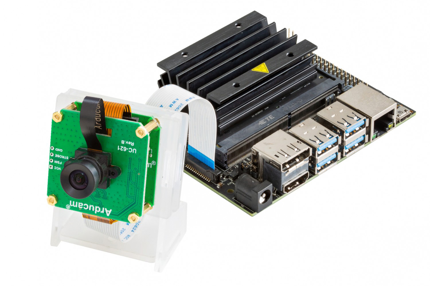 Module de caméra mono Arducam 2MP OV2311 à obturateur global NoIR pour Jetson Nano - Cliquez pour agrandir