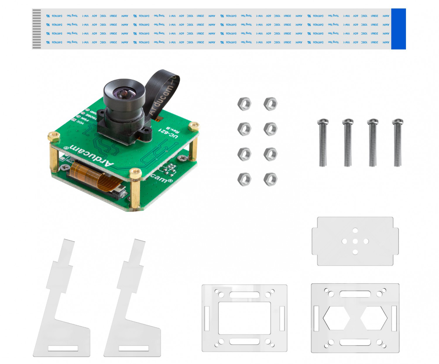 Module de caméra mono Arducam 2MP OV2311 à obturateur global NoIR pour Jetson Nano - Cliquez pour agrandir