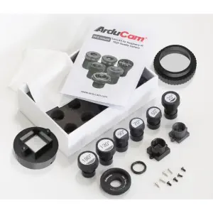 Kit de Lentes M12 para Cámara HQ 20-180grad ArduCam (6pzas)