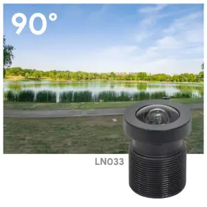 objectif Arducam 90 ° grand angle 1 / 2,3 "M12 avec adaptateur d'objectif pour Raspberry Pi