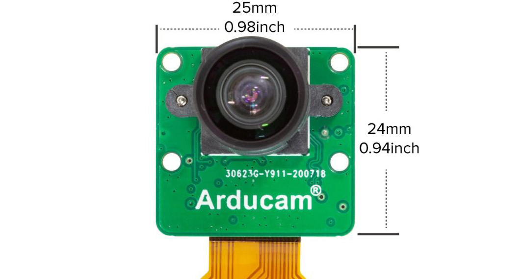 Caméra Arducam MINI HQ 12.3MP IMX477 avec objectif à monture M12 pour Jetson Nano et Xavier - Cliquez pour agrandir