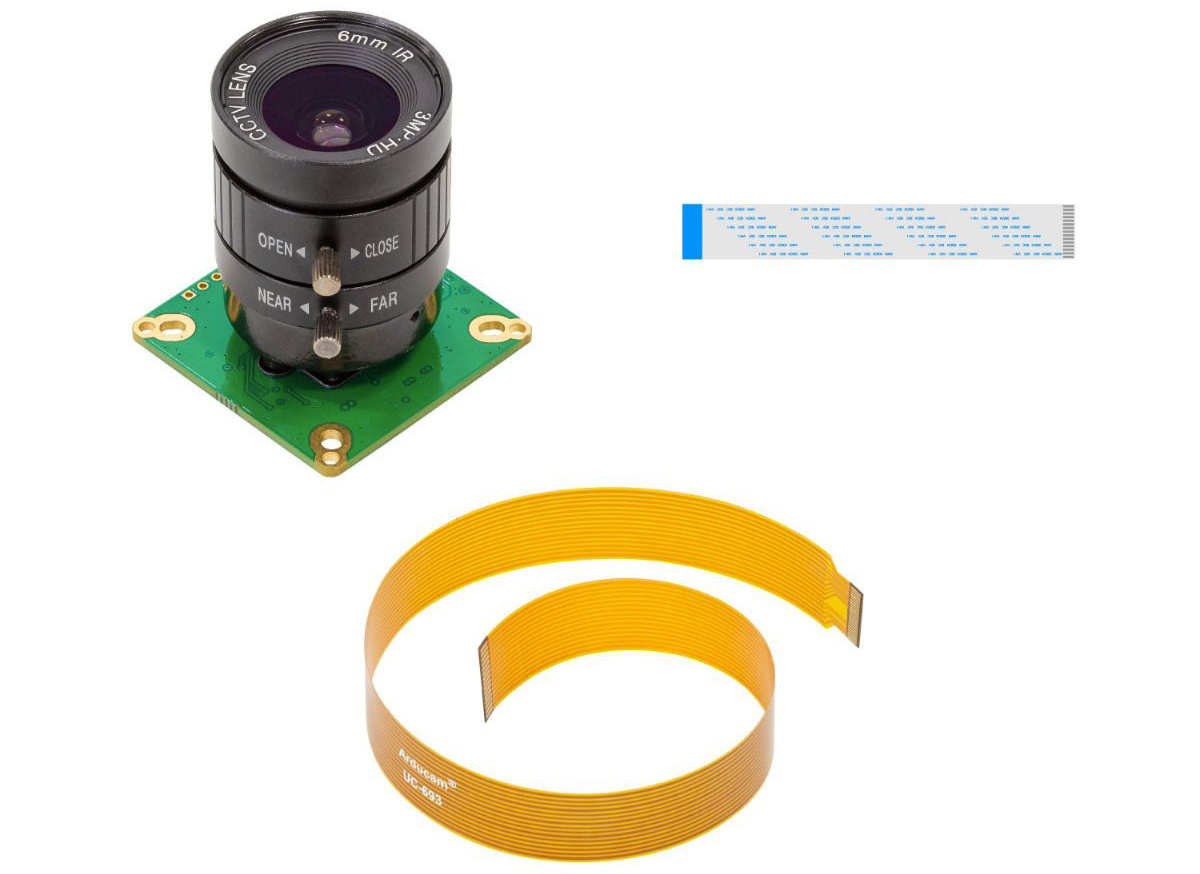Module de caméra Arducam 12.3MP IMX477 HQ avec support CS pour Jetson Nano et Xavier NX - Cliquez pour agrandir
