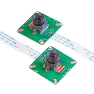 Kit de Caméra Stéréoscopique Arducam a/ 1MP OV9281 2x HAT Caméra Stéréo Camarray