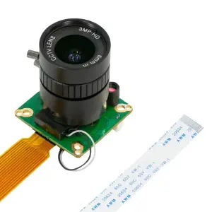 Arducam Module de Caméra 12.3MP IMX477 IR-CUT pour Raspberry Pi (Objectif CS de 6mm)
