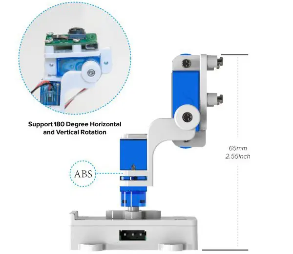 Arducam Camera Pan Tilt Platform for Raspberry Pi, Nvidia Jetson Nano/Xavier NX - Click to Enlarge