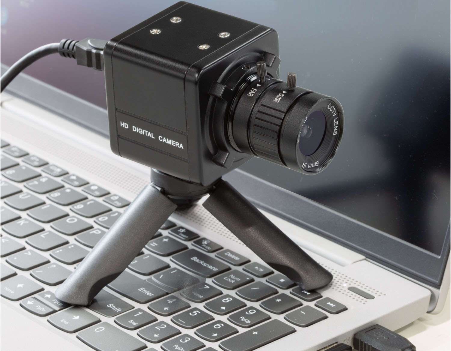 Arducam 12MP IMX477 USB-Kameramodul mit 6 mm CS-Mount-Objektiv - Zum Vergrößern klicken