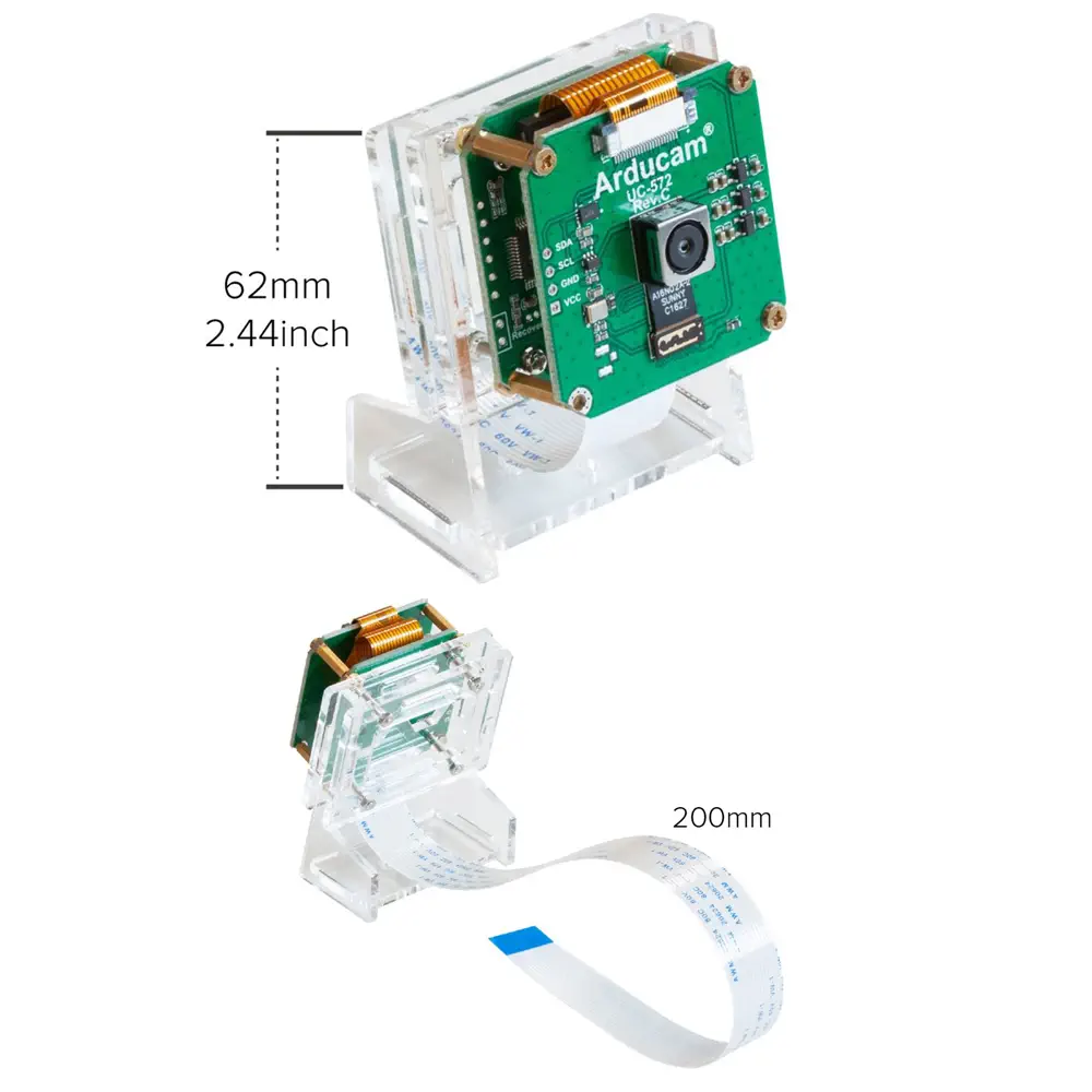 ArduCam Pivariety 16MP IMX298 Color Camera Module for Raspberry Pi - Click to Enlarge