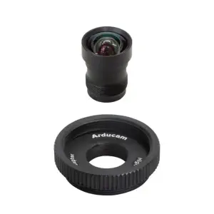 Objectif Arducam 75 Degrés 1/2,3 pouces M12 a/ Adaptateur pour Caméra RPi HQ