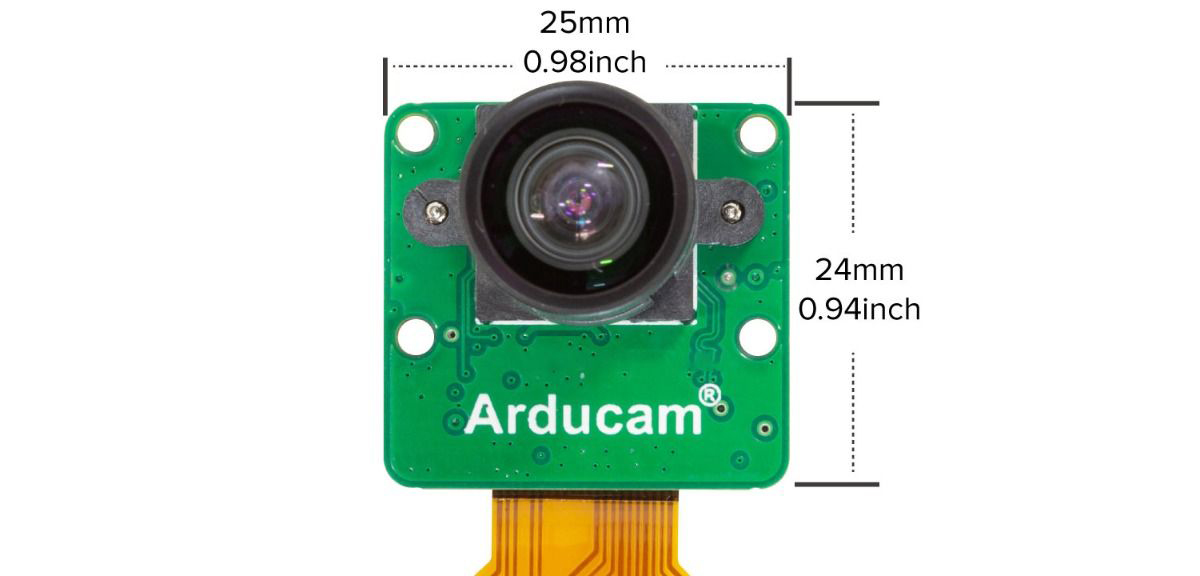 Mini module de caméra haute qualité Arducam 12MP IMX477 pour Raspberry Pi - Cliquez pour agrandir