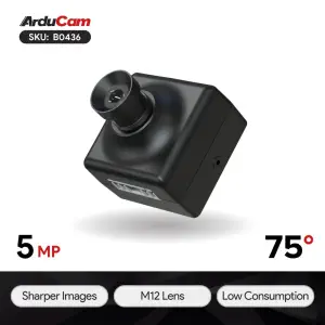 Module de caméra SPI ArduCam Mega 5MP avec objectif M12 pour tout microcontrôleur