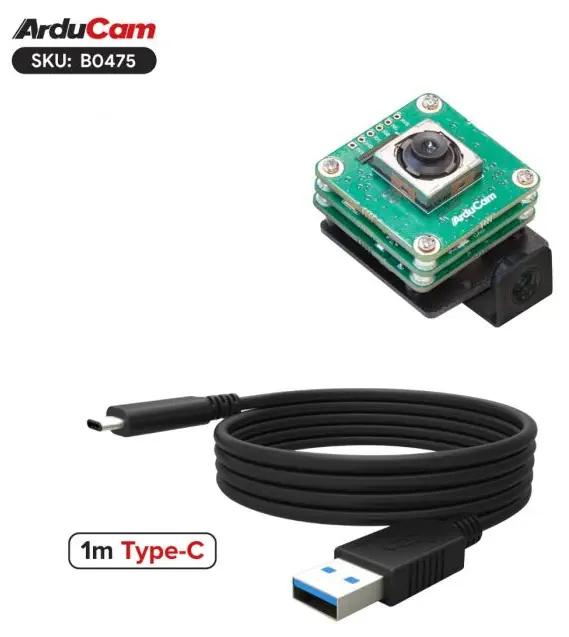 Arducam 64MP Motorized Focus Camera Module - Parts cropped