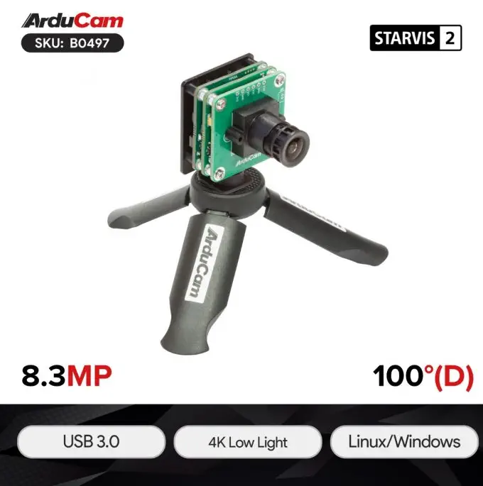Arducam 8.3MP Low Light USB 3.0 Camera Module