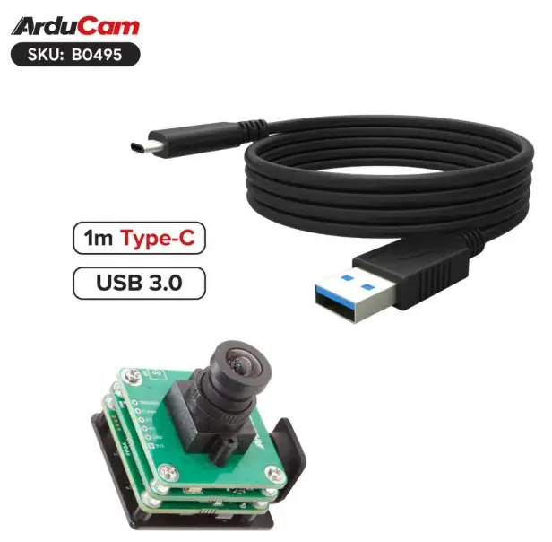 Arducam 2.3MP AR0234 Color Global Shutter USB 3.0 Camera Module - Parts cropped