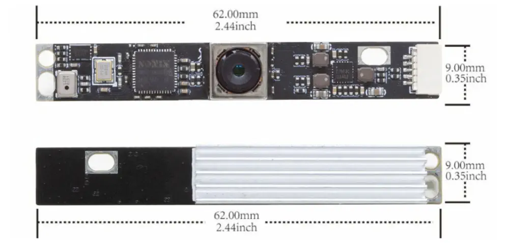 Módulo de Cámara USB ArduCam 16MP IMX298 c/ Autofocus, Micrófono Integrado