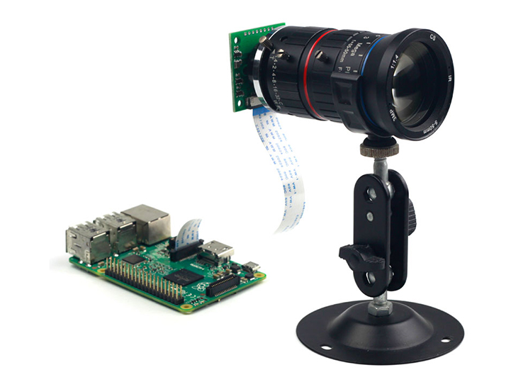 Module Caméra Sony IMX219 8MP Arducam avec Lentille M12 (Raspberry Pi - Cliquez pour agrandir