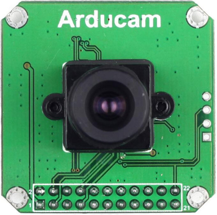 Arducam CMOS MT9V022 1/3インチ0.36MPモノクロカメラモジュール- クリックして拡大
