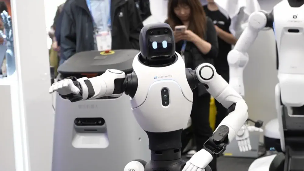 AGIBOT X2 Ultra exhibition guide autonomous tour