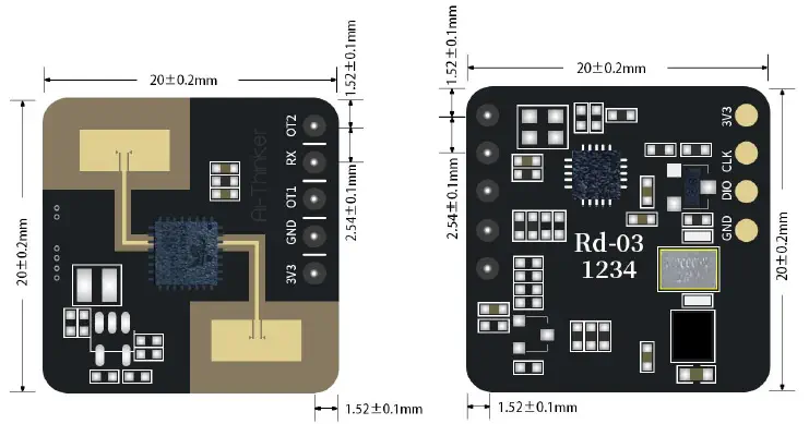 Ai-Thinker radarmodule Rd-03