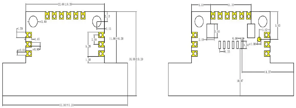 Módulo WiFi + BLE5.0 + Módulo Radar Rd-01 de Ai-Thinker