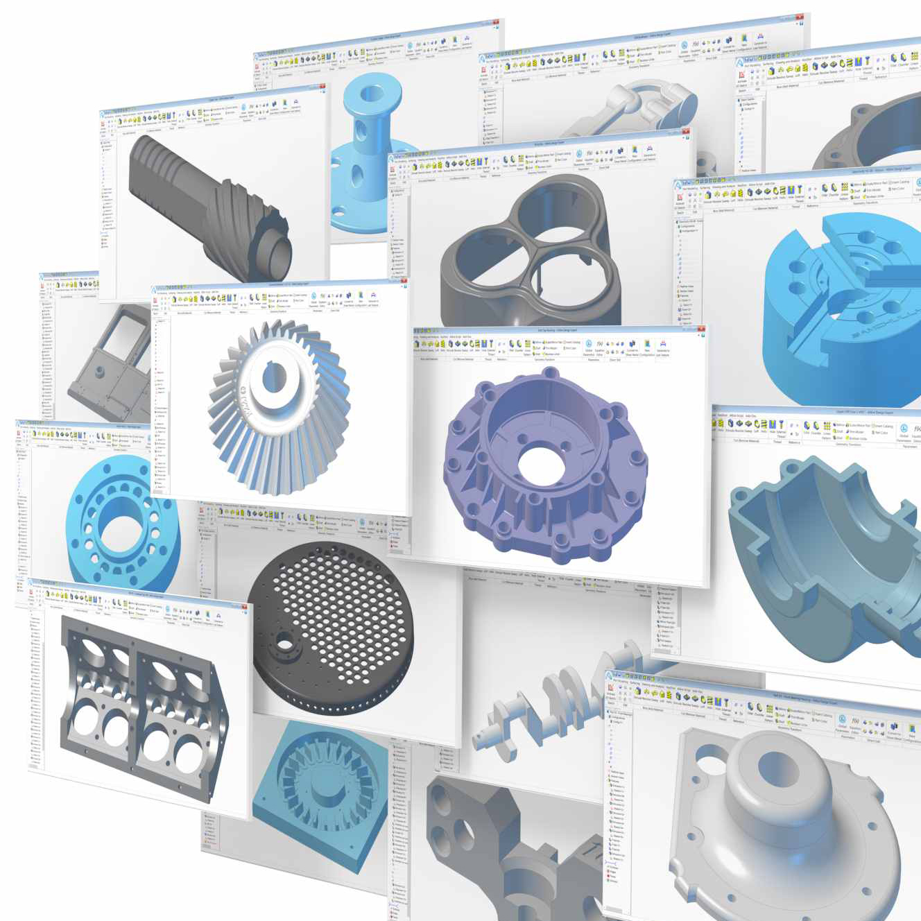 Software de Diseño CAD 3D Alibre Atom3D - Haga Clic para Ampliar