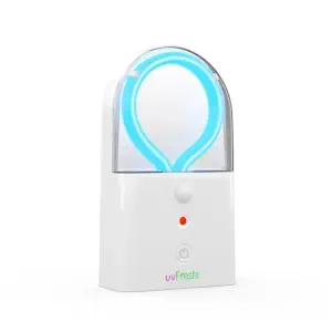 Mini lampe de désinfection UVC uvFreshr 