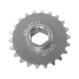 AndyMark Pignon Symétrique 25 Series Hub 500 Hex 22 Teeth