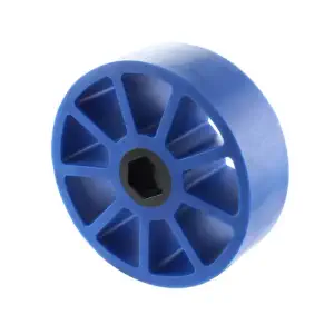 AndyMark Roue Compliant 3in. Hex 1/2in. Bleu