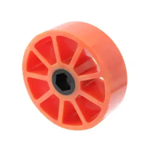AndyMark Roue Compliant 3in. Hex 1/2in. Orange