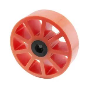 AndyMark Roue Compliant 3in. 3/8in. Hex Orange