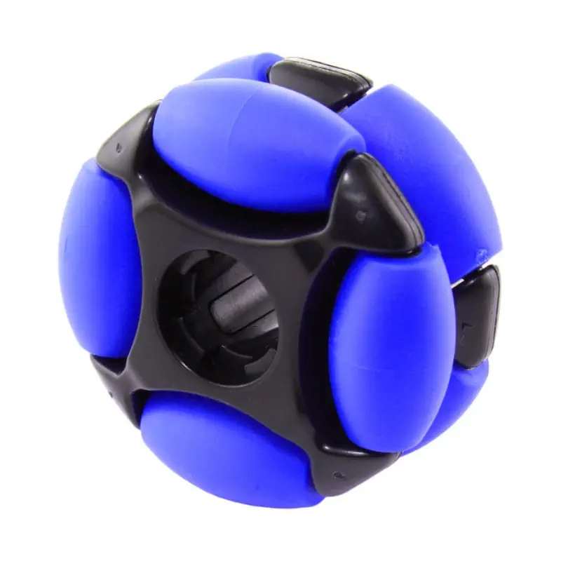 AndyMark Roue Omni Dualie 35mm Hex 5mm Bleu