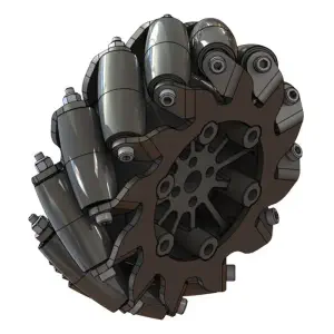 AndyMark BB Mecanum Wheel 4in. Nub Bore Gauche
