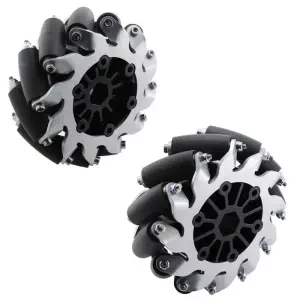 AndyMark Roue Mecanum BB 4in. Alésage Hex 0.5in. Ensemble Complet